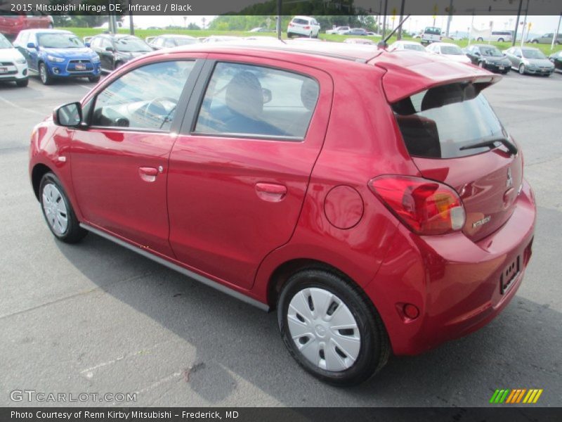 Infrared / Black 2015 Mitsubishi Mirage DE