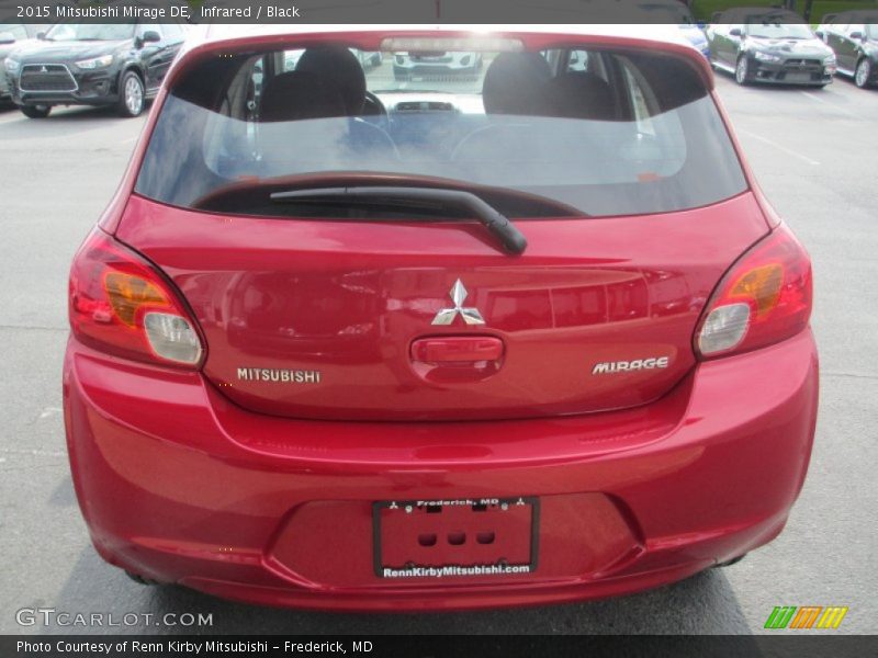 Infrared / Black 2015 Mitsubishi Mirage DE