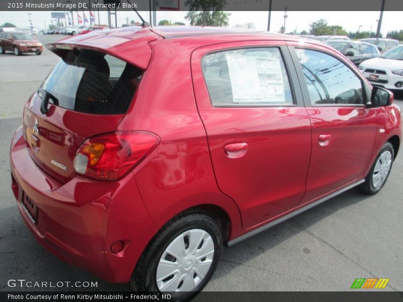 Infrared / Black 2015 Mitsubishi Mirage DE