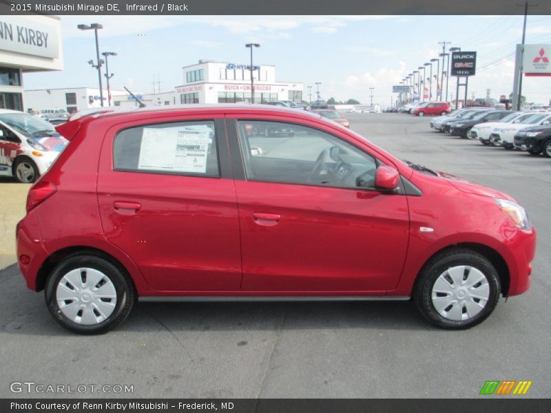 Infrared / Black 2015 Mitsubishi Mirage DE