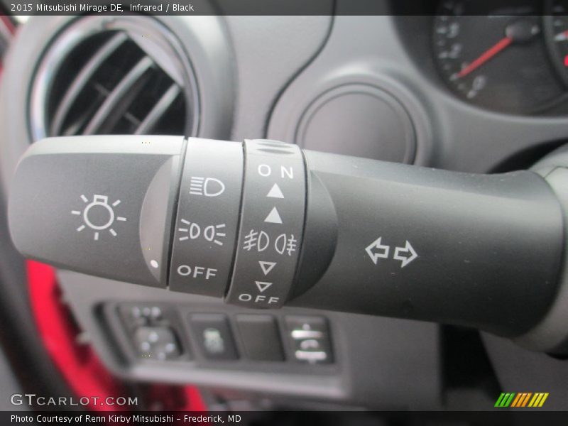Infrared / Black 2015 Mitsubishi Mirage DE