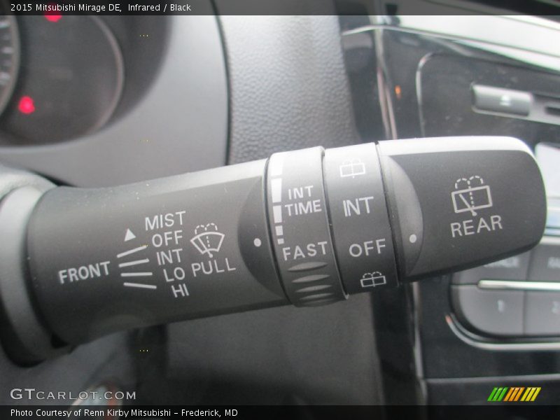 Infrared / Black 2015 Mitsubishi Mirage DE
