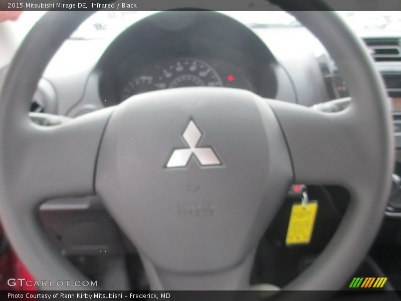 Infrared / Black 2015 Mitsubishi Mirage DE