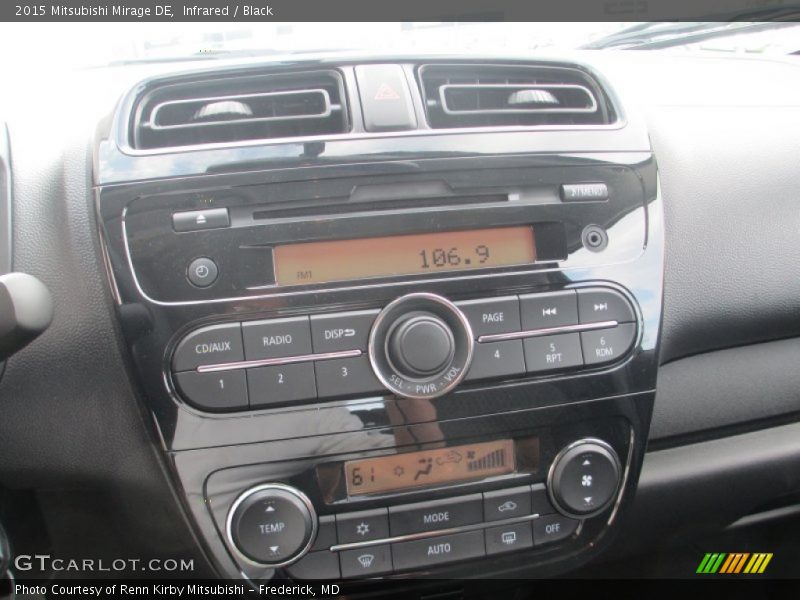 Infrared / Black 2015 Mitsubishi Mirage DE