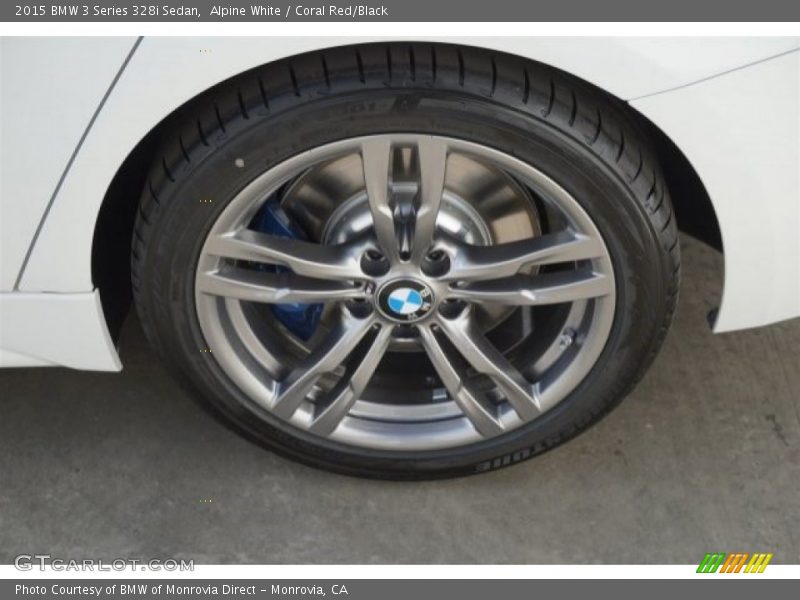 Alpine White / Coral Red/Black 2015 BMW 3 Series 328i Sedan