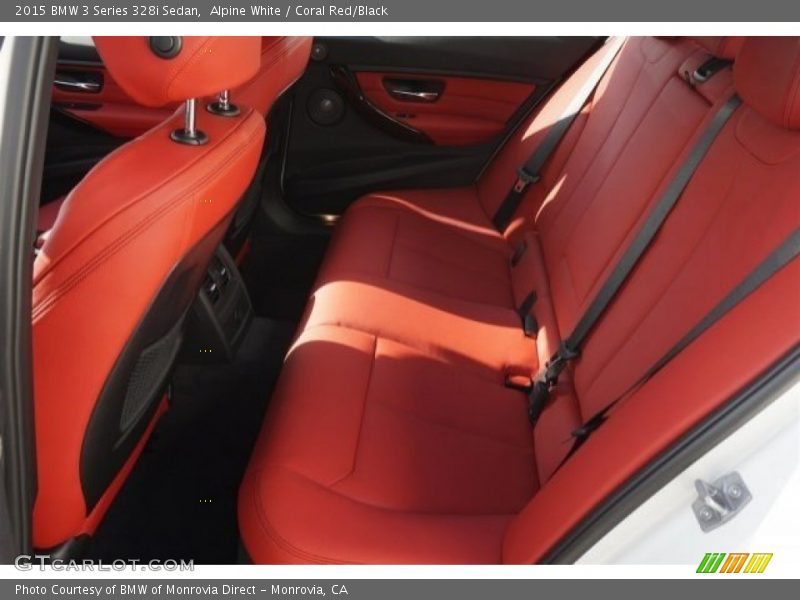 Alpine White / Coral Red/Black 2015 BMW 3 Series 328i Sedan