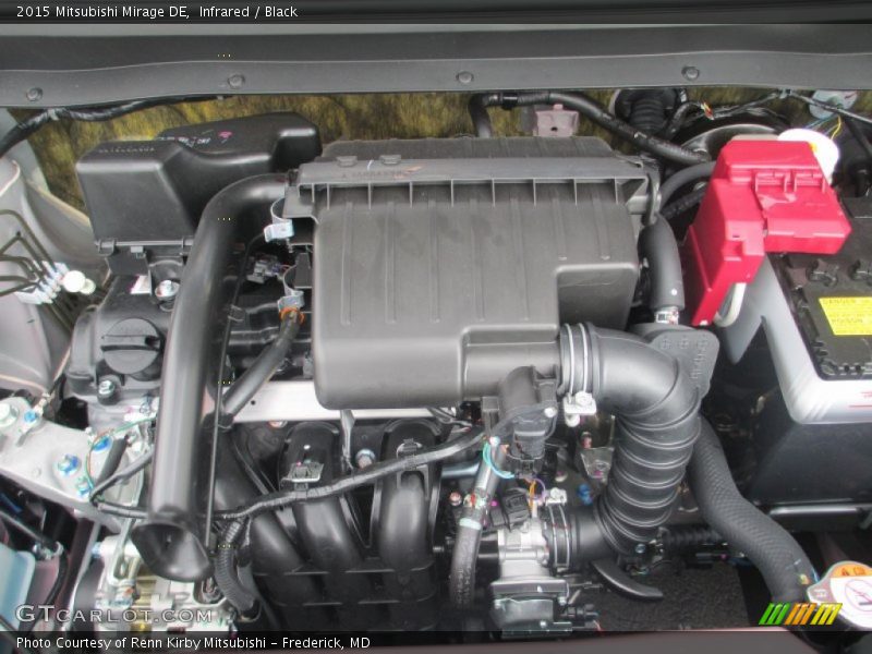 Infrared / Black 2015 Mitsubishi Mirage DE