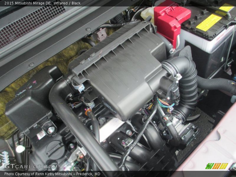 Infrared / Black 2015 Mitsubishi Mirage DE