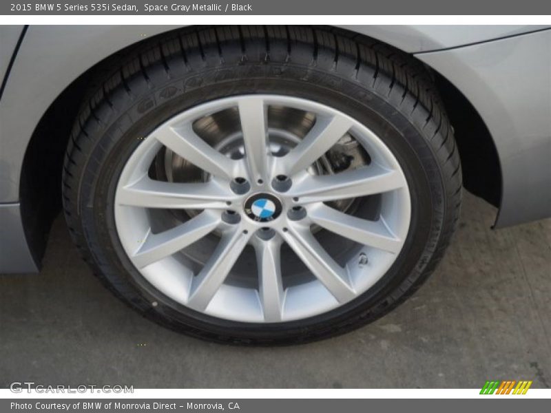 Space Gray Metallic / Black 2015 BMW 5 Series 535i Sedan