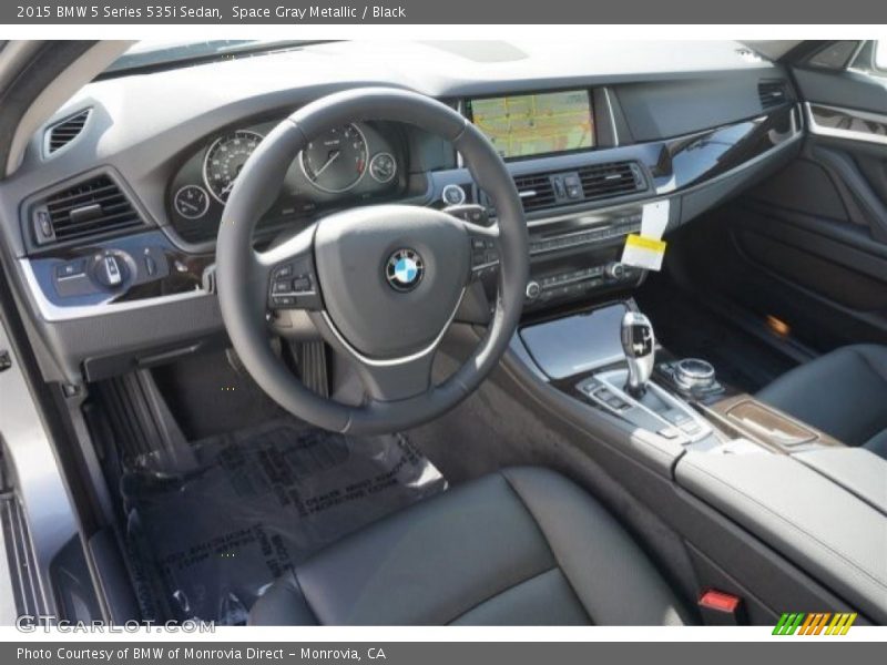 Space Gray Metallic / Black 2015 BMW 5 Series 535i Sedan