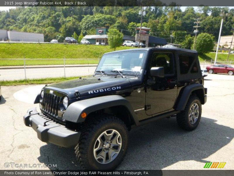 Black / Black 2015 Jeep Wrangler Rubicon 4x4