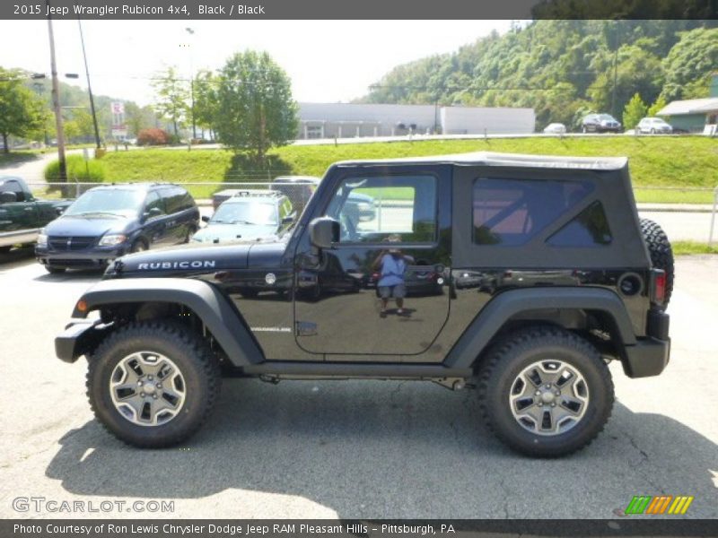 Black / Black 2015 Jeep Wrangler Rubicon 4x4