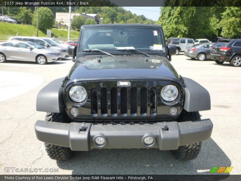 Black / Black 2015 Jeep Wrangler Rubicon 4x4