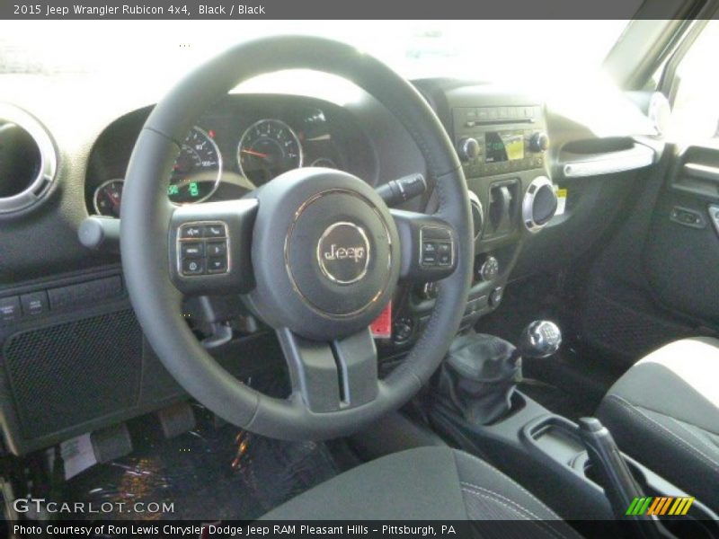 Black / Black 2015 Jeep Wrangler Rubicon 4x4