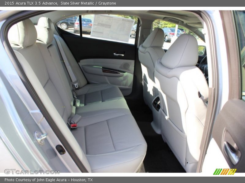 Slate Silver Metallic / Graystone 2015 Acura TLX 3.5 Advance