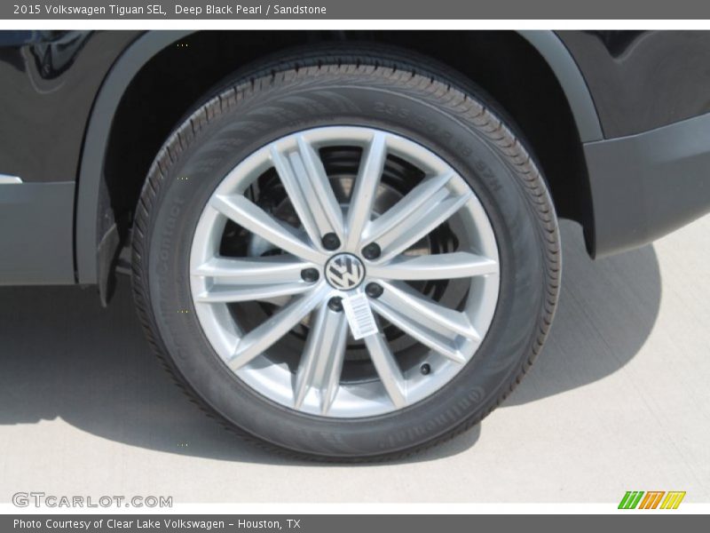 Deep Black Pearl / Sandstone 2015 Volkswagen Tiguan SEL