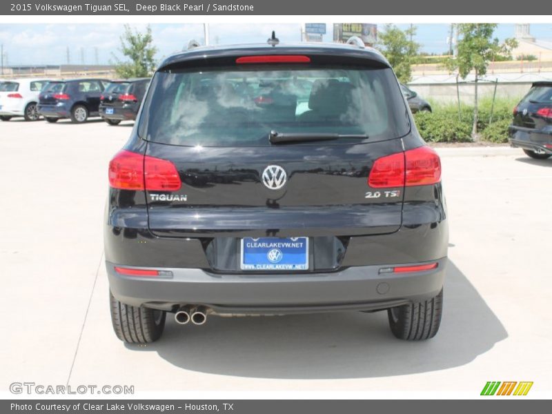 Deep Black Pearl / Sandstone 2015 Volkswagen Tiguan SEL