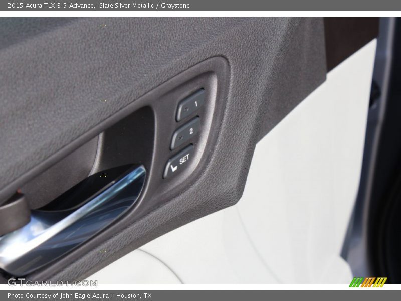 Slate Silver Metallic / Graystone 2015 Acura TLX 3.5 Advance