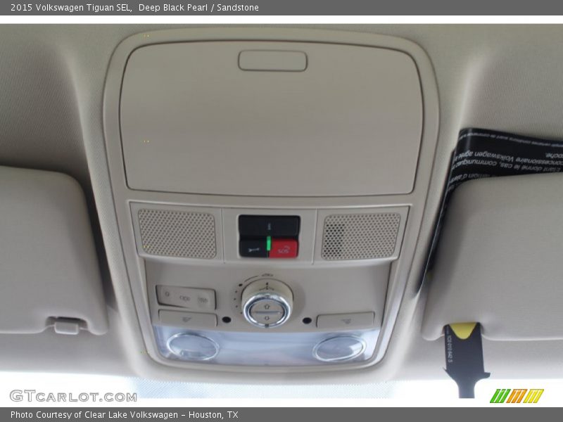 Deep Black Pearl / Sandstone 2015 Volkswagen Tiguan SEL