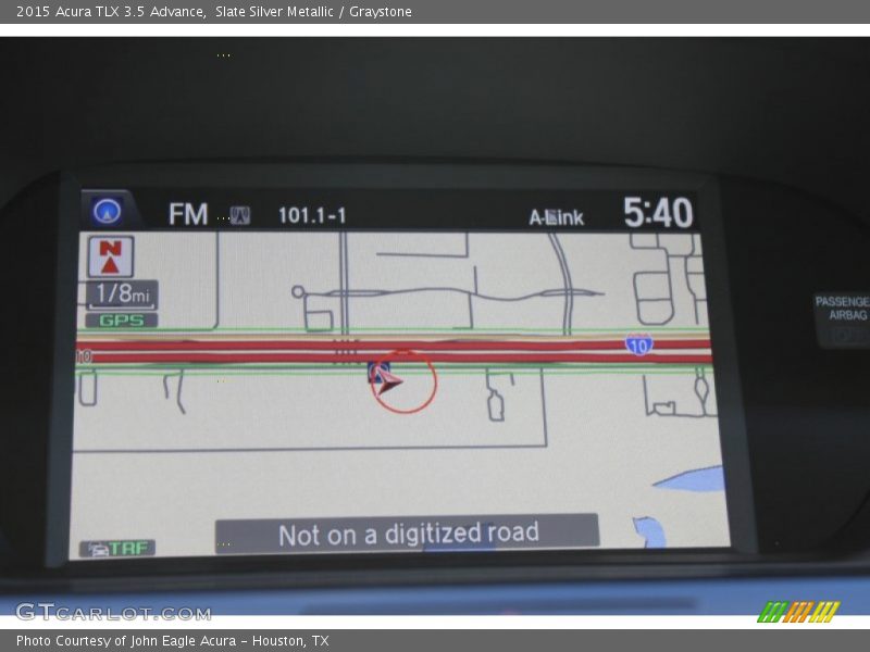 Navigation of 2015 TLX 3.5 Advance