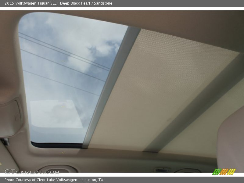 Deep Black Pearl / Sandstone 2015 Volkswagen Tiguan SEL