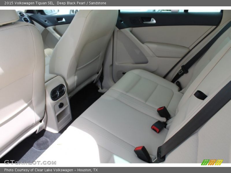 Deep Black Pearl / Sandstone 2015 Volkswagen Tiguan SEL