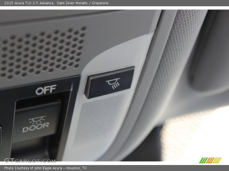 Slate Silver Metallic / Graystone 2015 Acura TLX 3.5 Advance