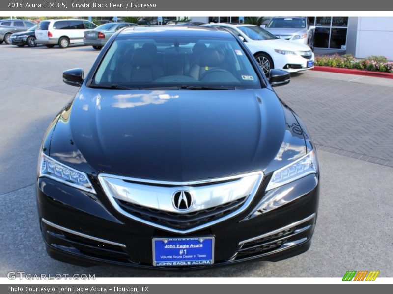 Crystal Black Pearl / Espresso 2015 Acura TLX 3.5