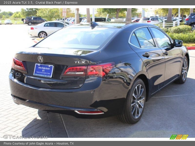 Crystal Black Pearl / Espresso 2015 Acura TLX 3.5