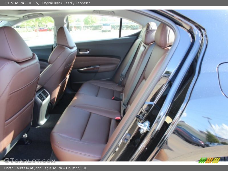 Rear Seat of 2015 TLX 3.5