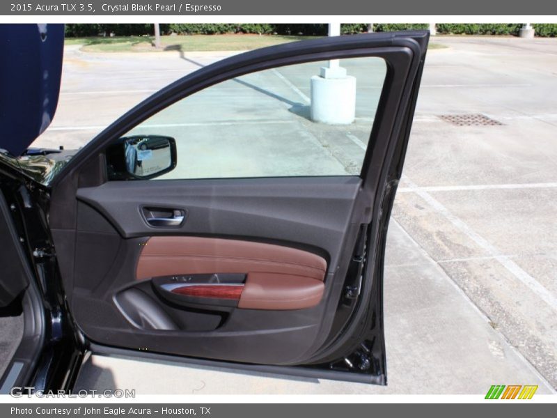 Crystal Black Pearl / Espresso 2015 Acura TLX 3.5