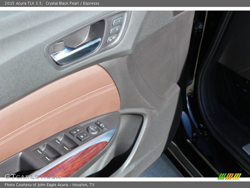 Crystal Black Pearl / Espresso 2015 Acura TLX 3.5