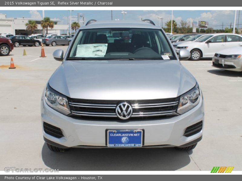 Reflex Silver Metallic / Charcoal 2015 Volkswagen Tiguan SE