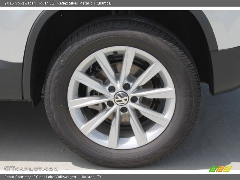 Reflex Silver Metallic / Charcoal 2015 Volkswagen Tiguan SE