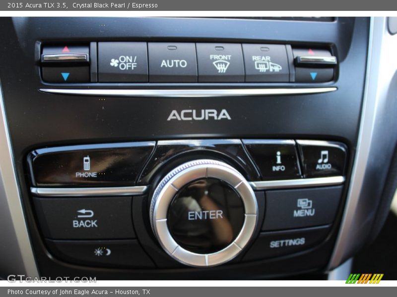 Crystal Black Pearl / Espresso 2015 Acura TLX 3.5