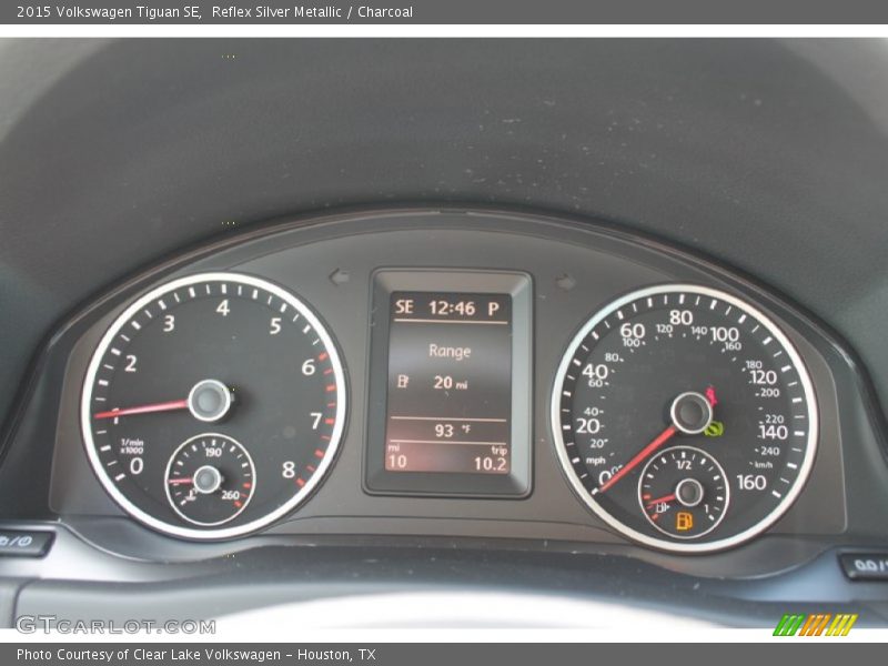 Reflex Silver Metallic / Charcoal 2015 Volkswagen Tiguan SE