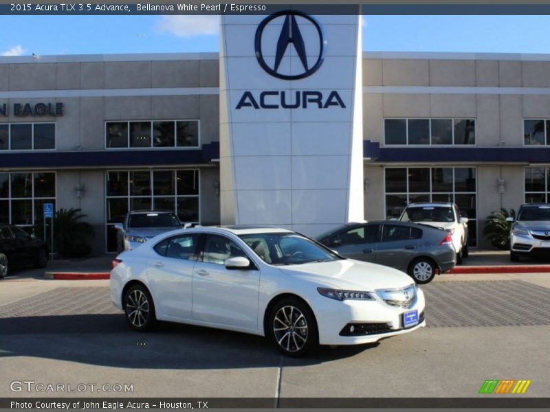 Bellanova White Pearl / Espresso 2015 Acura TLX 3.5 Advance
