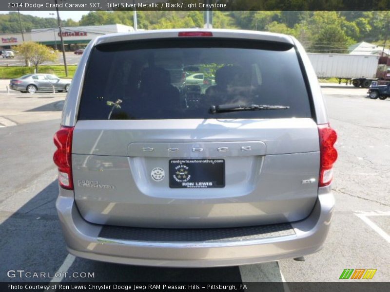 Billet Silver Metallic / Black/Light Graystone 2014 Dodge Grand Caravan SXT