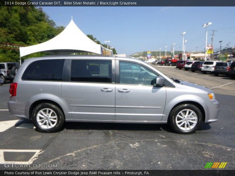 Billet Silver Metallic / Black/Light Graystone 2014 Dodge Grand Caravan SXT