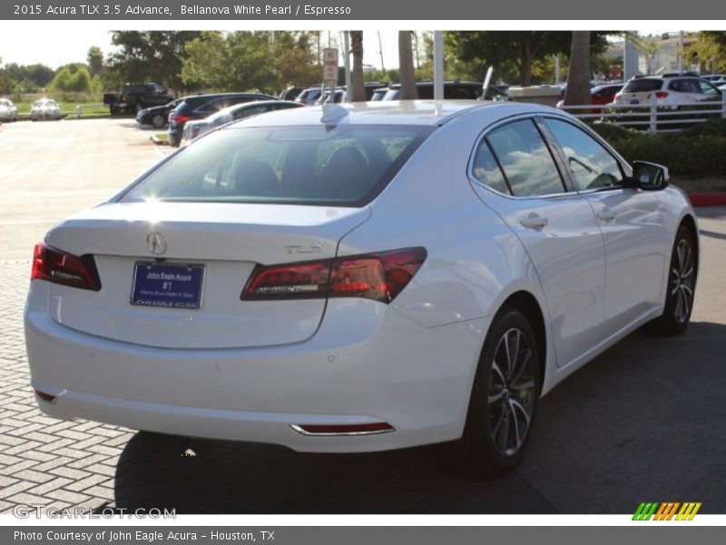 Bellanova White Pearl / Espresso 2015 Acura TLX 3.5 Advance