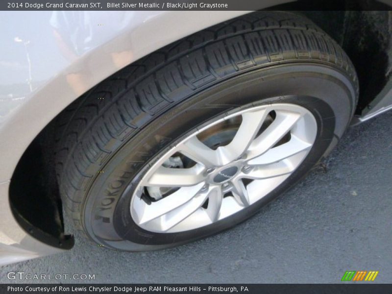 Billet Silver Metallic / Black/Light Graystone 2014 Dodge Grand Caravan SXT