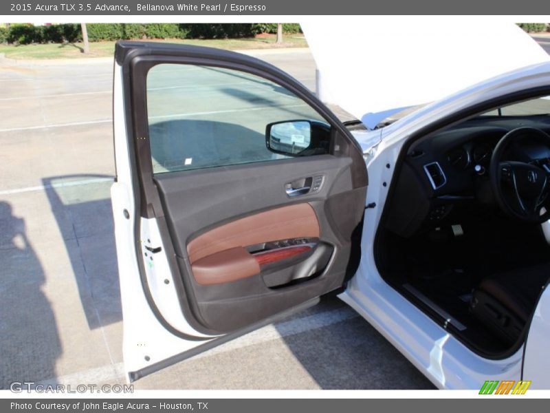 Bellanova White Pearl / Espresso 2015 Acura TLX 3.5 Advance
