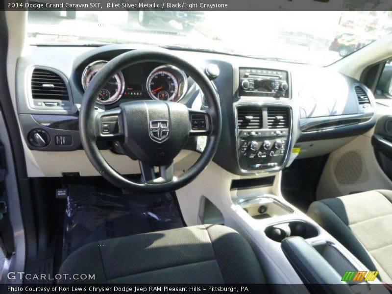 Billet Silver Metallic / Black/Light Graystone 2014 Dodge Grand Caravan SXT