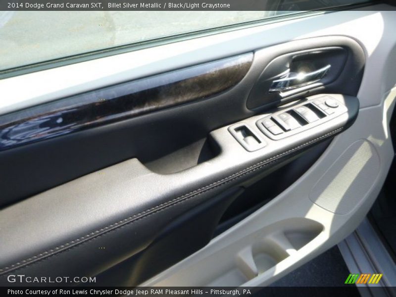 Billet Silver Metallic / Black/Light Graystone 2014 Dodge Grand Caravan SXT