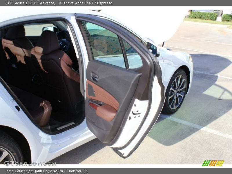 Bellanova White Pearl / Espresso 2015 Acura TLX 3.5 Advance