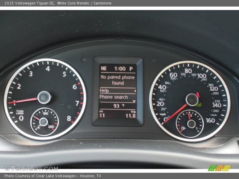  2015 Tiguan SE SE Gauges