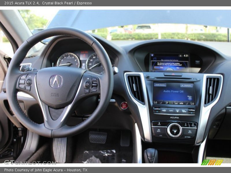 Crystal Black Pearl / Espresso 2015 Acura TLX 2.4