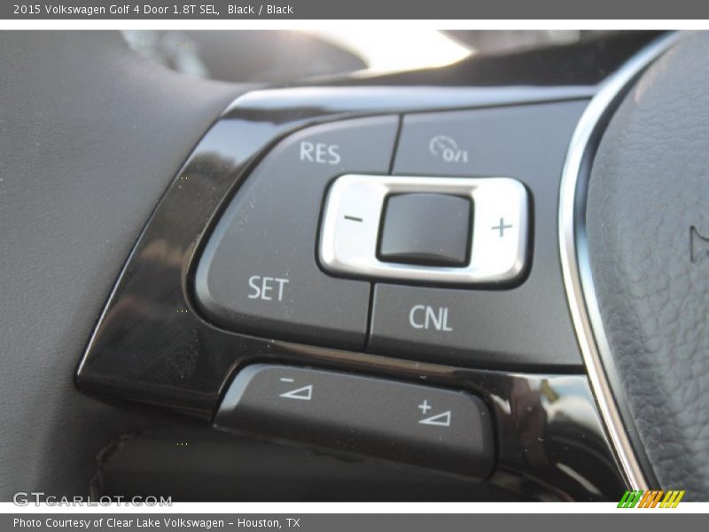 Black / Black 2015 Volkswagen Golf 4 Door 1.8T SEL
