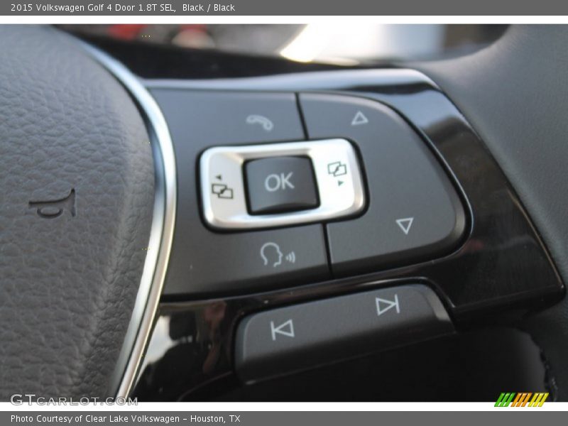 Black / Black 2015 Volkswagen Golf 4 Door 1.8T SEL