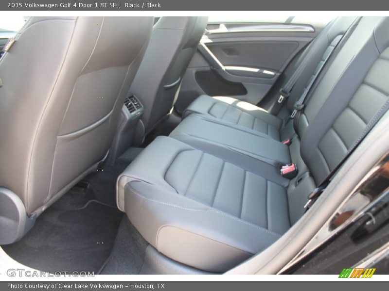 Black / Black 2015 Volkswagen Golf 4 Door 1.8T SEL